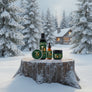 Skully's Ember Pine beard care product set on a white background