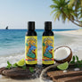 Two bottles of Skully's Shark Bait Beard Wash on a white background