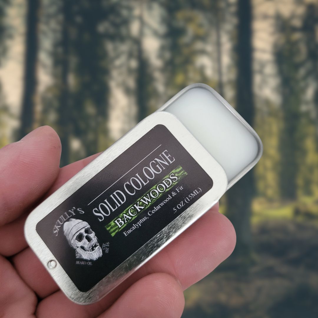 Solid Cologne - Backwoods | Eucalyptus ,cedar, fir, patchouli