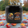 Skully's Pumpkin Jack beard and body conditioning butter jar on a white background