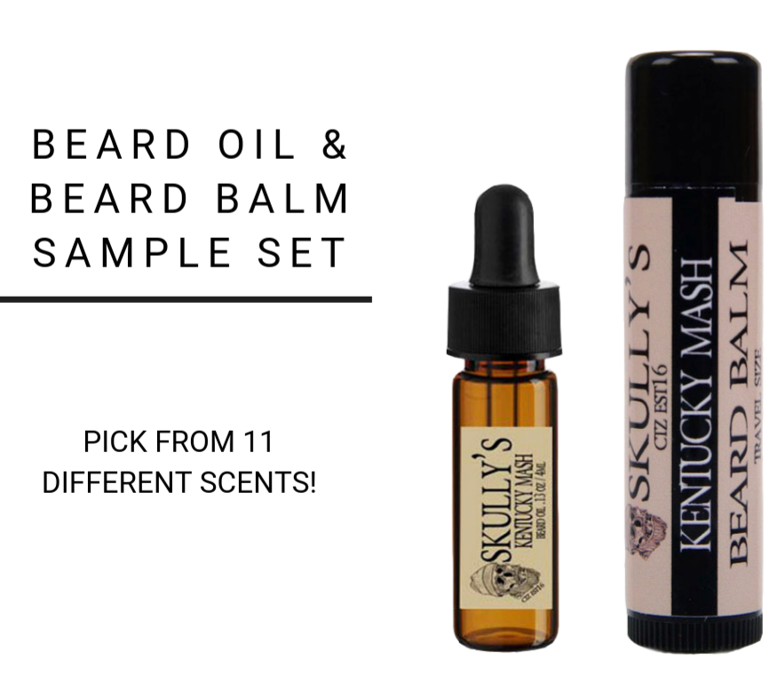 Beard Oil & Beard Balm Sample Pack Skully's Ctz Beard Oil