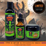 Zombie Brew Beard oil, Beard wash & Beard butter Combo Pack Tobacco & bayleaf scented beard care