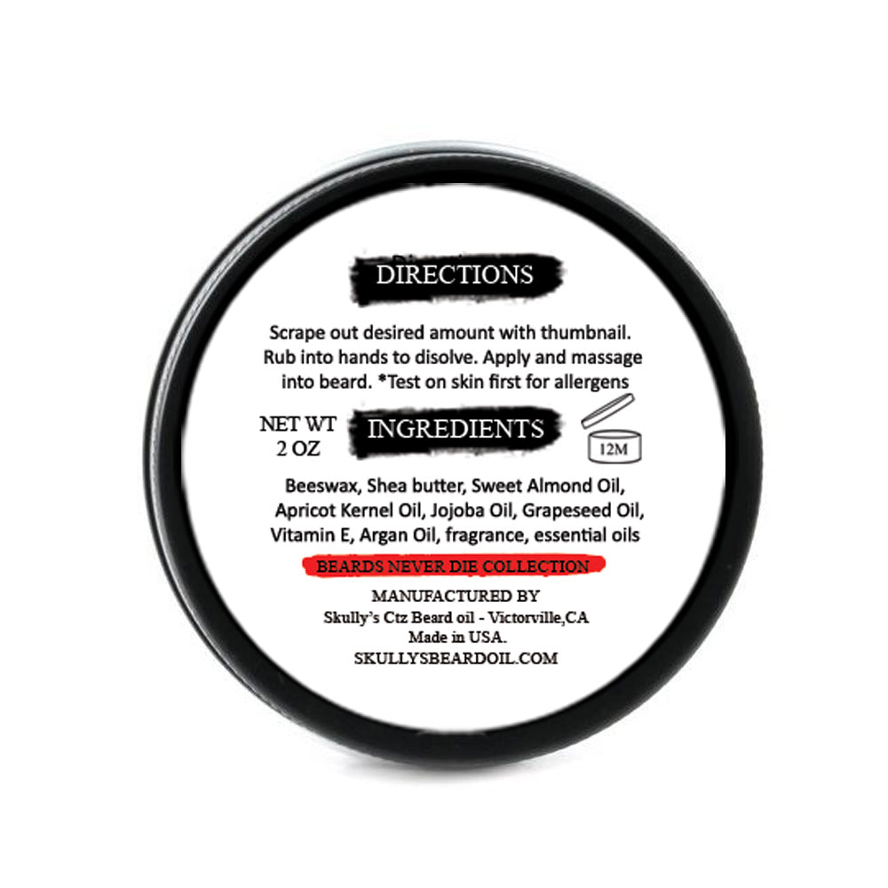Numbskull Beard Balm 2 oz. |Best Beard Balm| Skully's Beard Oil