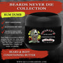 Rum Dumb beard butter, Beard & Body All In One Conditioning Butter 2 oz. , beard butter, bearded butter, butter beard by skullys ctz beard oil