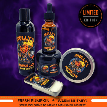 🍂🎃  Coming Soon-Get Ready to Fall in Love with Pumpkin Jack Beard Care and Solid Colognes!