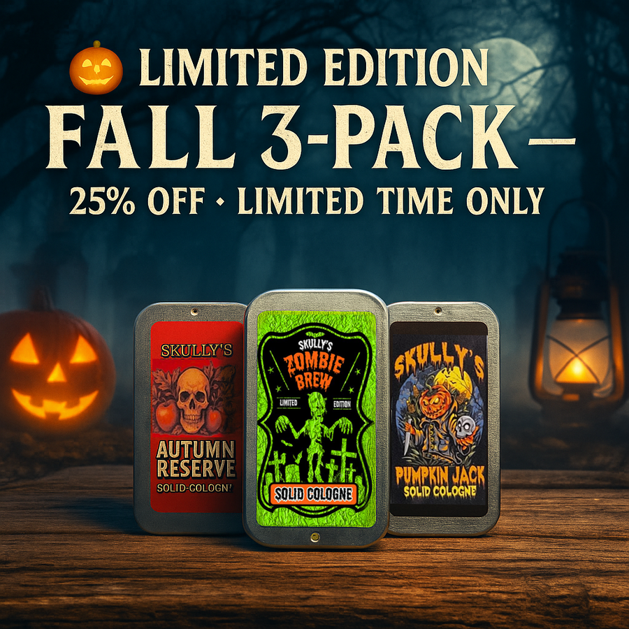 Limited Edition Fall Seasonal Solid Cologne 3-Pack (Limited time only)