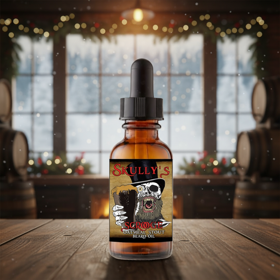 Scrooge Seasonal Limited Edition Beard Oil 1 oz. Available Until 1/15