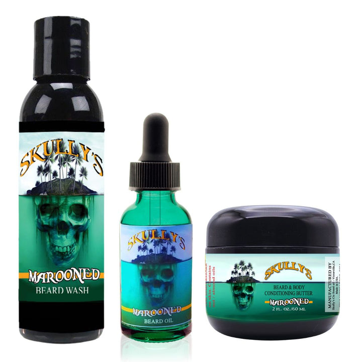 Marooned Beard oil, Beard wash & Beard butter Combo Pack (Limited Edition) Only Available Until Sept. 8th