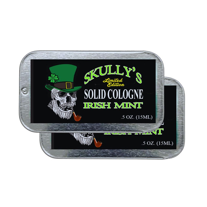 Irish Mint Solid Cologne chocolate and mint - Limited Edition 2 Pack