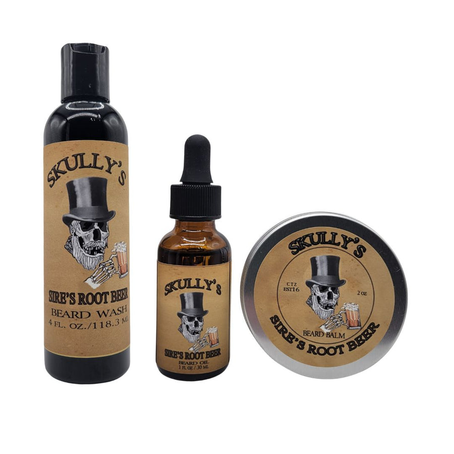 Sires Root Beer Beard oil, Beard Wash & Beard Balm Combo Pack ( Limited Edition) Available Until June 21st