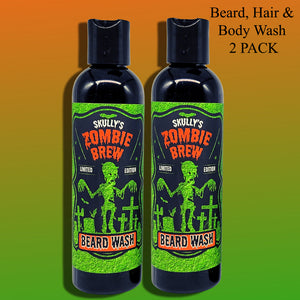 Zombie Brew Beard, Hair & Body Wash - 2 Pack (Limited time only)