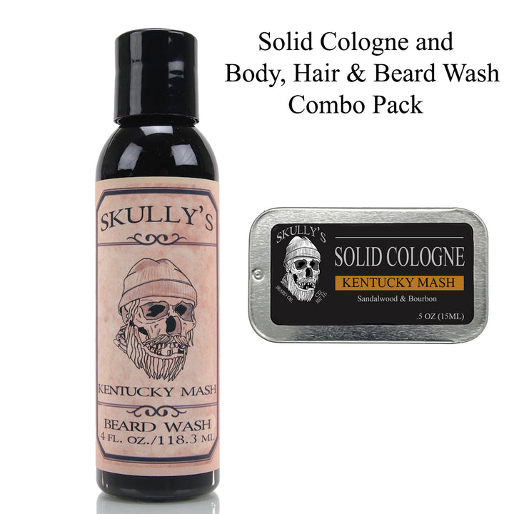 Solid cologne and body, hair & beard wash combo pack (Your choice of scent)