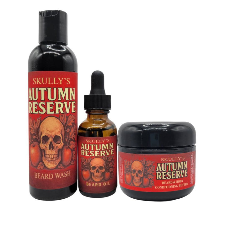 Autumn Reserve Beard oil, Beard wash & Beard butter combo pack (Limited Edition Limited Time Only