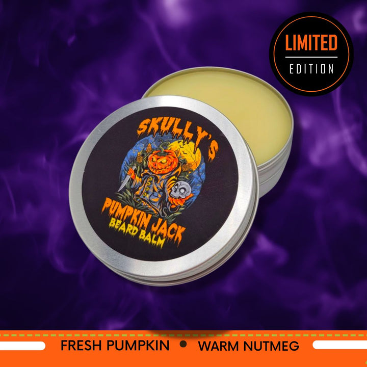 Pumpkin Jack Seasonal Limited Edition pumpkin Beard Balm 2 oz. Available until 11/15