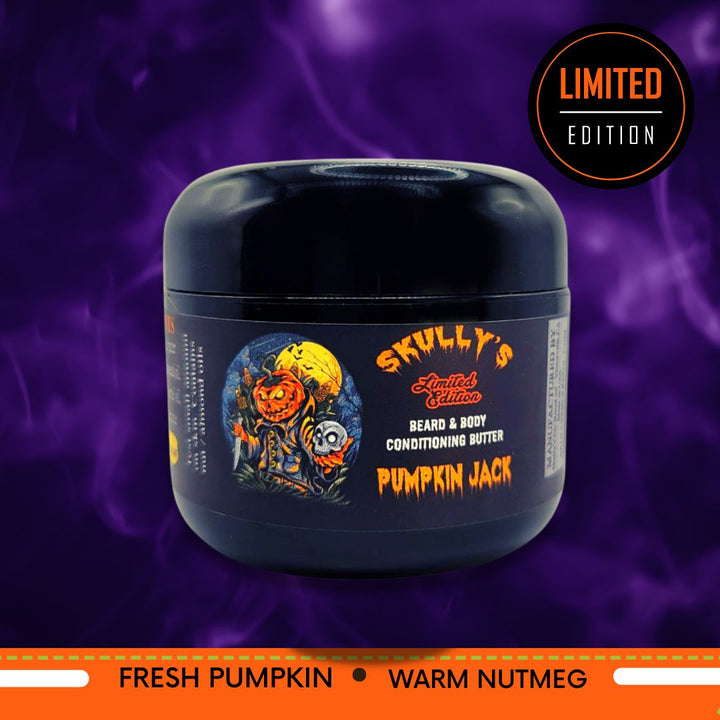 Pumpkin Jack Seasonal Limited Edition Beard & Body Conditioning Butter 2 oz. Available until 11/15