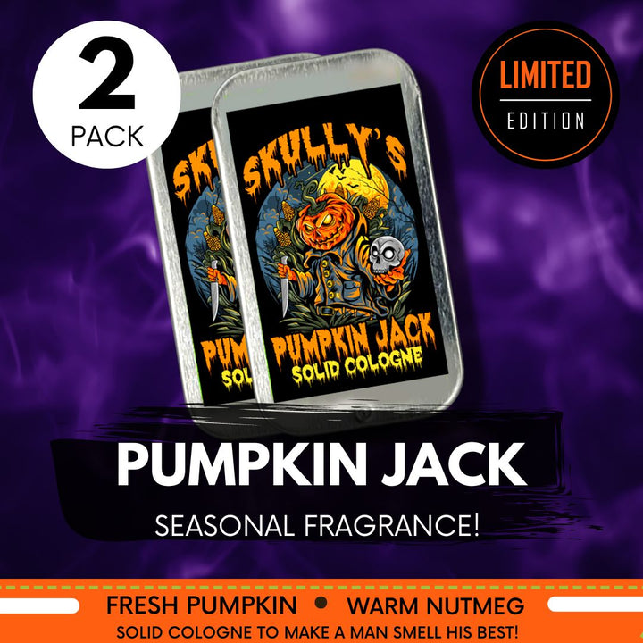 Pumpkin Jack Seasonal Limited Edition Solid Cologne .5 oz. - 2 Pack