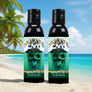 Two bottles of Skully's Marooned Beard Wash on a white background