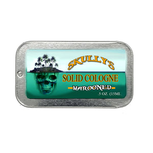 marooned solid cologne, mango, papaya and coconut solid cologne