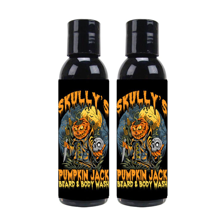 Pumpkin Jack Seasonal Limited Edition Beard, Hair & Body Wash .4 oz - 2 Pack