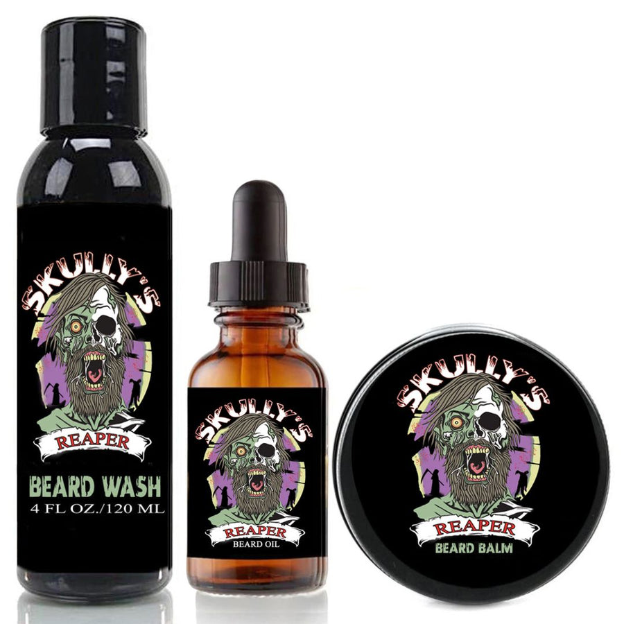 Reaper Beard oil, Beard wash & Beard balm Bundle