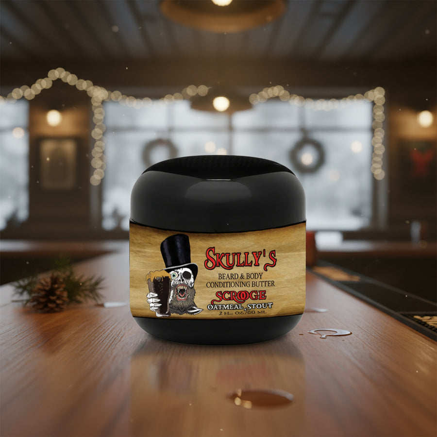 Scrooge Limited Edition Beard & Body Conditioning Butter 2 oz. Available until 1/15