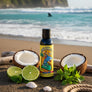 Skully's Shark Ball beard conditioner bottle with colorful label on a white background