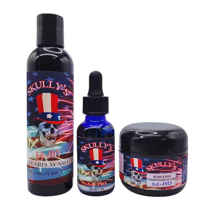 M-80 Beard oil, Beard wash & Beard butter Combo Pack (Limited Edition) Only Available Until July 5th