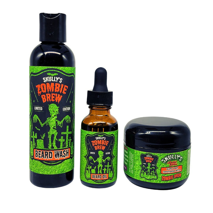 Zombie Brew Beard oil, Beard wash & Beard butter Combo Pack (Limited Edition) Only Available Until 11/15