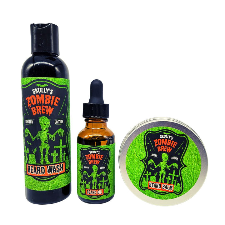 Zombie Brew Beard oil, Beard wash & Beard balm Combo Pack (Seasonal Limited Edition) Available Until 11/15