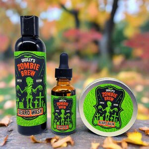 Zombie Brew Beard oil, Beard wash & Beard balm Combo Pack (Seasonal Limited Edition) Available Until 11/15