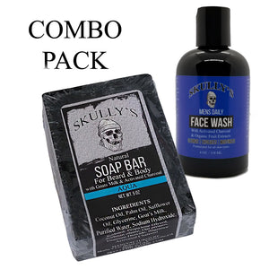 Beard & Body goats milk Activated Charcoal Soap Bar & Activated Charcoal Face wash Combo Pack