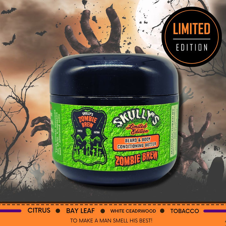 Zombie Brew (Seasonal Limited Edition) Beard & Body Conditioning Butter 2 oz. Available until October 31st