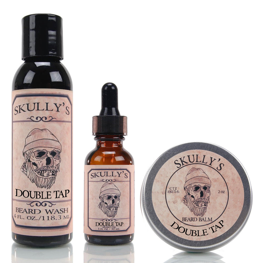 Beard Oil, Beard Balm & Beard Wash Combo Pack ( Your choice of scent) - Skully's Ctz Beard Oil