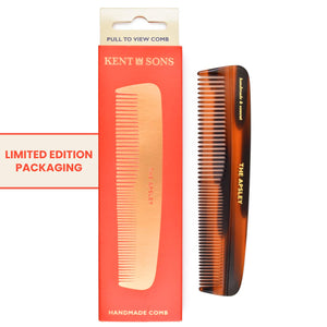 Kent R7T The Apsley Fine Tooth / Wide Tooth Comb for Beard Care and Mustache