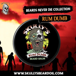 Rum Dumb Beard balm by Skully's Beard Oil. The best beard balm, beard oil for growth on the market.