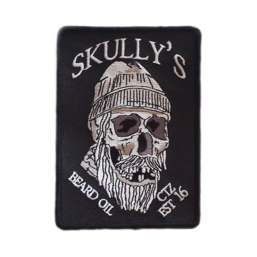 Skull Patch - Black - Skully's Ctz Beard Oil
