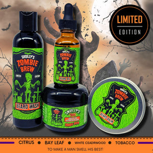 Zombie Brew Super Bundle (Seasonal Limited Edition) Tobacco & Bayleaf scented beard care products