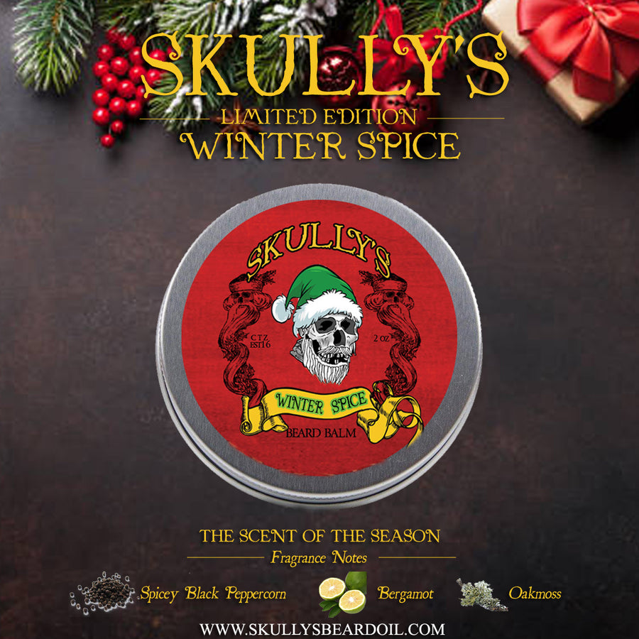 Winter Spice Beard Balm (Holiday Limited Edition) 2 oz by Skullys Beard Oil
