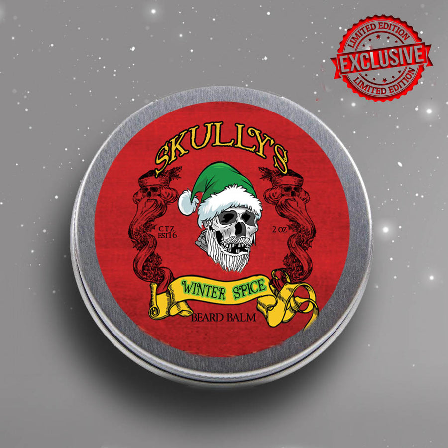 Winter Spice Beard Balm (Holiday Limited Edition) 2 oz by Skullys Beard Oil