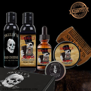 Skully's Scrooge Ultimate Beard Care Kit (Seasonal Limited Edition) by Skully's Beard Oil, oatmeal stout beard oil