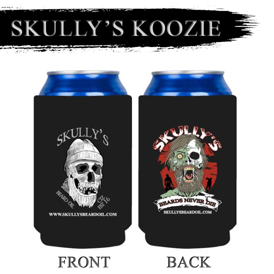 Koozie, can koozie, beer koozie, coozie, can cooler, bottle cooler by Skullys Beard Oil