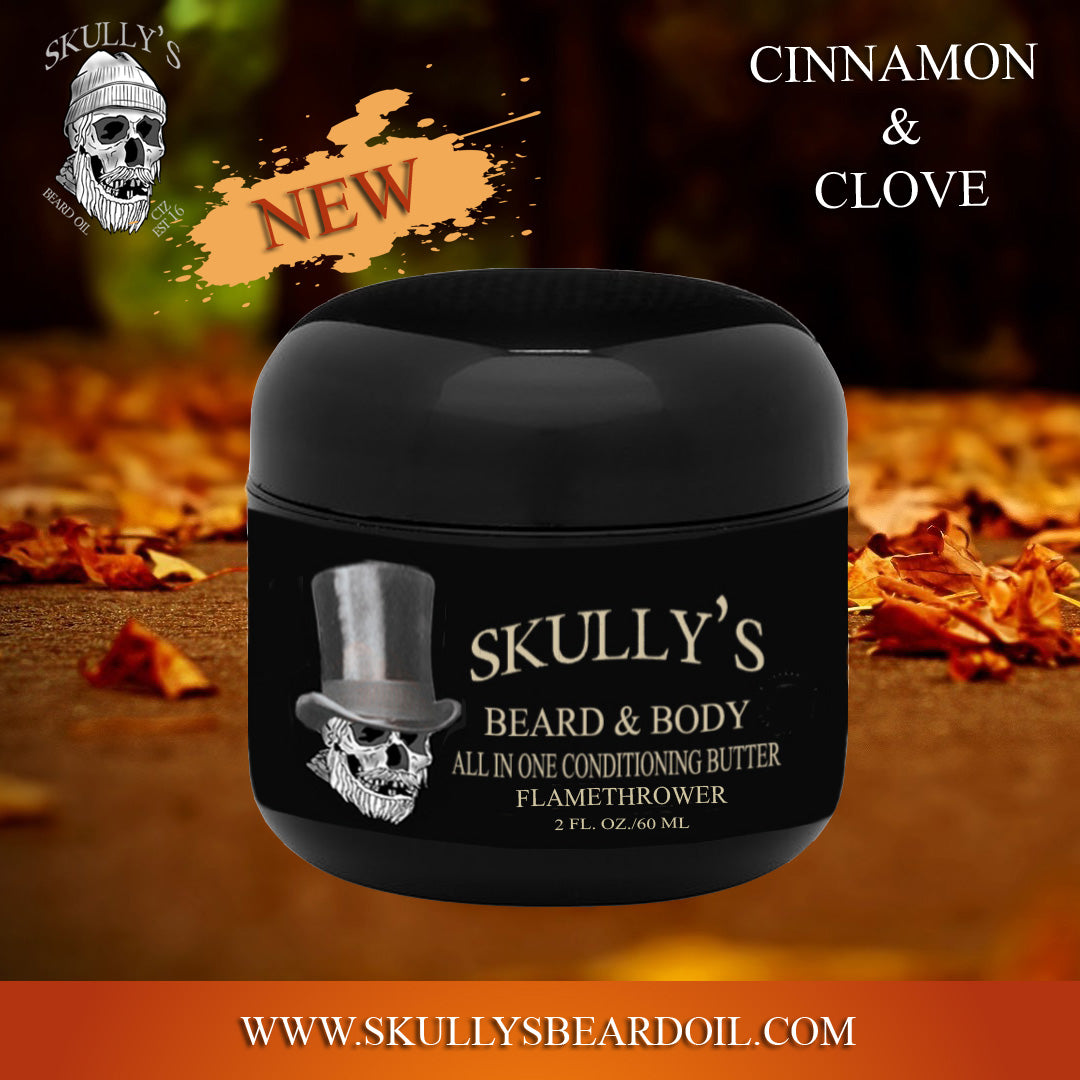 Skully's Flamethrower Beard Butter Skully's Beard Oil Skully's Ctz